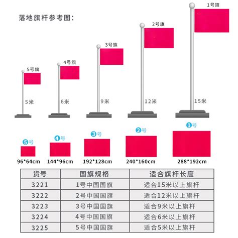 國旗旗桿高度